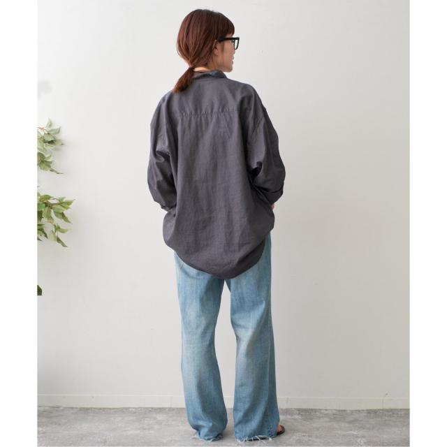 【新品・タグ付き】Spick & Span コットンリネンユーティリティーシャツ 新品 Spick & Span コットンリネンユーティリティーシャツ