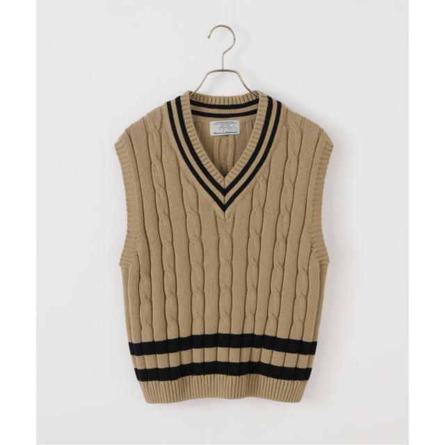 Spick&Span オールドダービーニットウェアチルデンベスト スピック＆スパン（Spick and Span）/OLDDERBY KNITWEAR