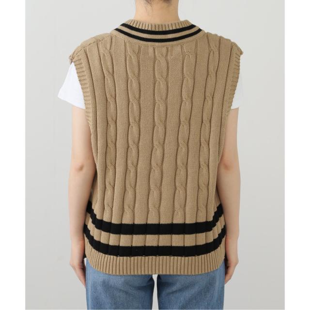 Spick&Span オールドダービーニットウェアチルデンベスト スピック＆スパン（Spick and Span）/OLDDERBY KNITWEAR