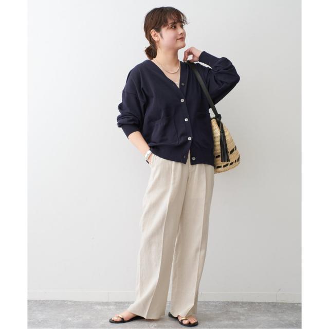 Spick and Spanラミー1タックパンツ　スピック＆スパン　36 Spick & Span｜ハイブリッドラミー1タックパンツ | Rakuten
