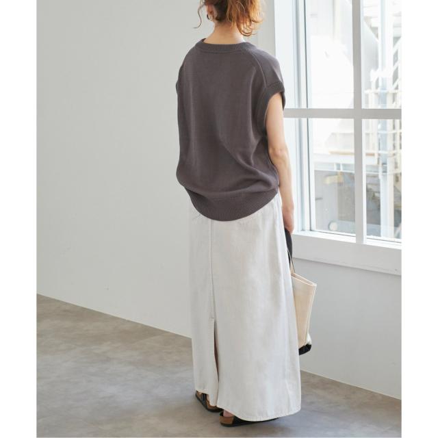 スピックアンドスパン　コットンシルクリネンニットベスト スピック＆スパン（Spick and Span）/コットンシルクリネンニット