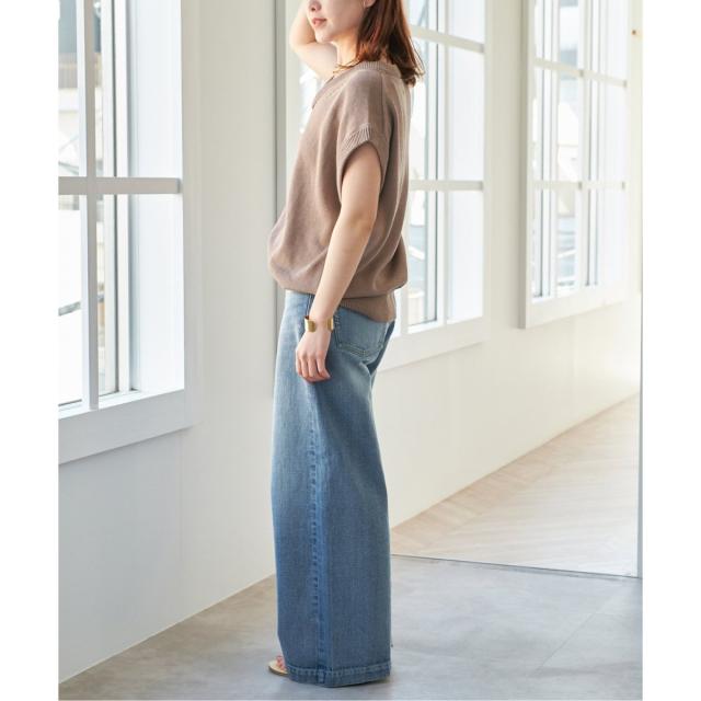 スピック＆スパン（Spick and Span）/コットンシルクリネンニット