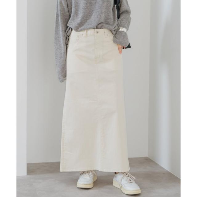 スピック＆スパン（Spick and Span）/チノストレッチAラインスカート