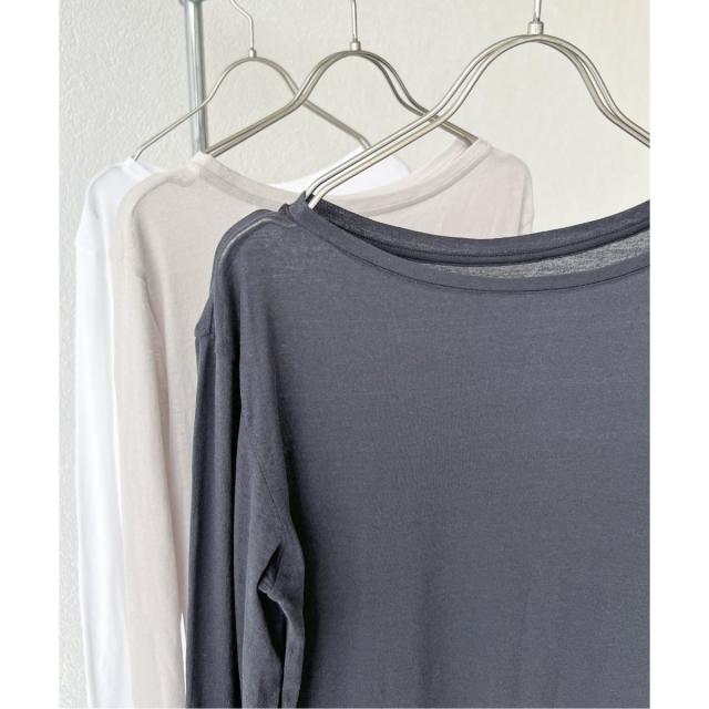 スピック＆スパン（Spick and Span）/《追加2》シアーボートネックプルオーバー