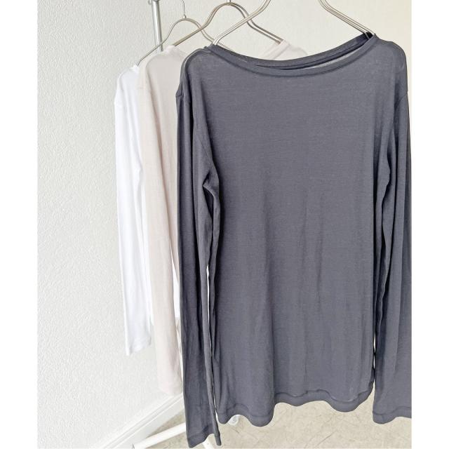 スピック＆スパン（Spick and Span）/《追加2》シアーボートネックプルオーバー