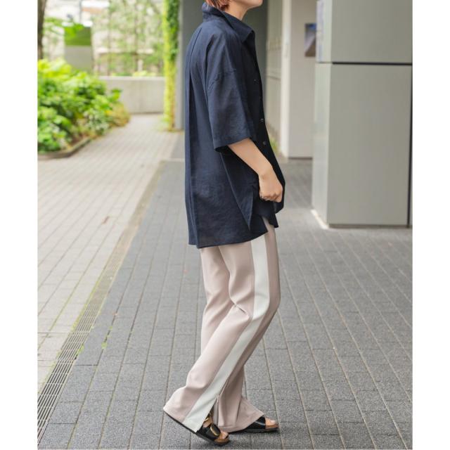 spick&spanスピックアンドスパンコットンリネンハーフスリーブシャツ セール】《WEB限定追加2》コットンリネンハーフスリーブシャツ