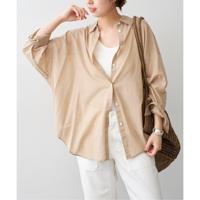 スピック＆スパン（Spick and Span）/シアーカシュクールシャツ