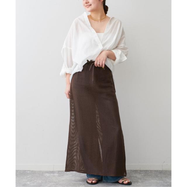【未使用】Spick and Spanシアーカシュクールシャツ ベージュ スピック＆スパン（Spick and Span）/シアーカシュクールシャツ