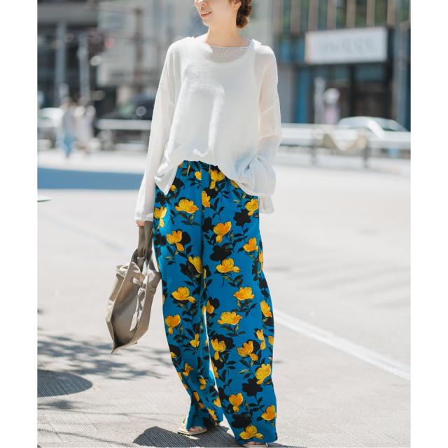 【美品】Spick&Span/リネンミックス2WAYプルオーバー 手洗い可 / リネンミックス2WAYプルオーバー | スピック＆スパン