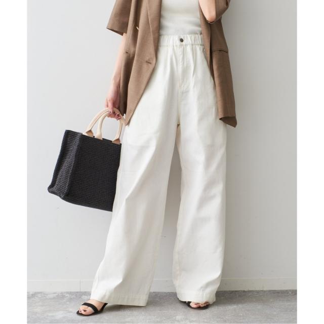 【新品タグ付】Spic&Spanスピックアンドスパン ギャザーチノ36 追加》ギャザーチノ｜スピックアンドスパンの通販｜&mall