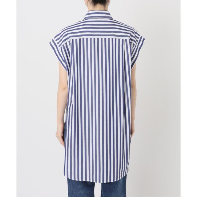 Spick and Span フレンチスリーブロングシャツ Spick＆Span ブラウス シャツ フレンチスリーブロングシャツ