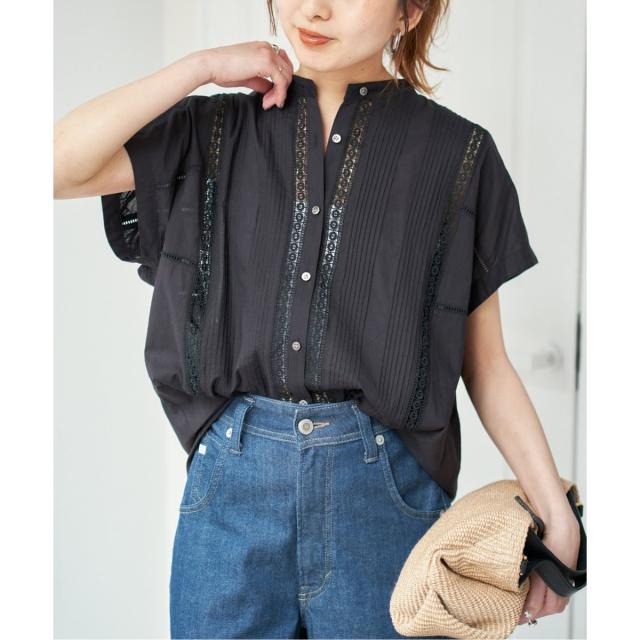 スピック＆スパン（Spick and Span）/ケミカルレースフレンチブラウス