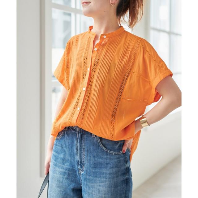 ケミカルレースフレンチブラウス　spick & span スピック＆スパン（Spick and Span）/ケミカルレースフレンチ