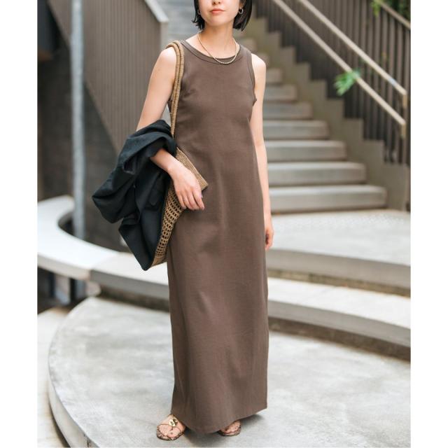 スピック＆スパン（Spick and Span）/《追加》天竺アメスリロングワンピース