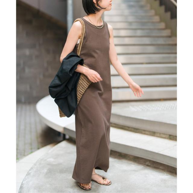 スピック＆スパン（Spick and Span）/《追加》天竺アメスリロングワンピース