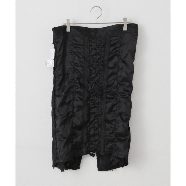 スピック＆スパン（Spick and Span）/crinkle crinkle crinkle Frill rayon shantung apron