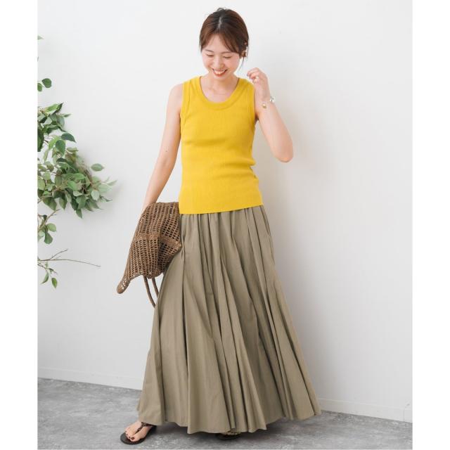 スピック＆スパン（Spick and Span）/HYU ギャザーフレアスカート