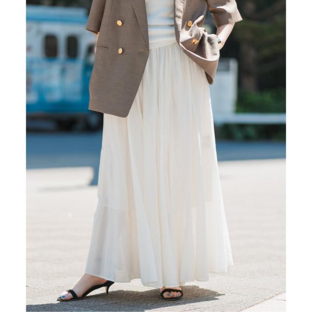 スピック＆スパン（Spick and Span）/HYU ギャザーフレアスカート