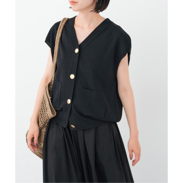 Spick and Span ウォッシャブルVネックベスト Spick & Span｜《WEB限定追加》ウォッシャブルVネックニット