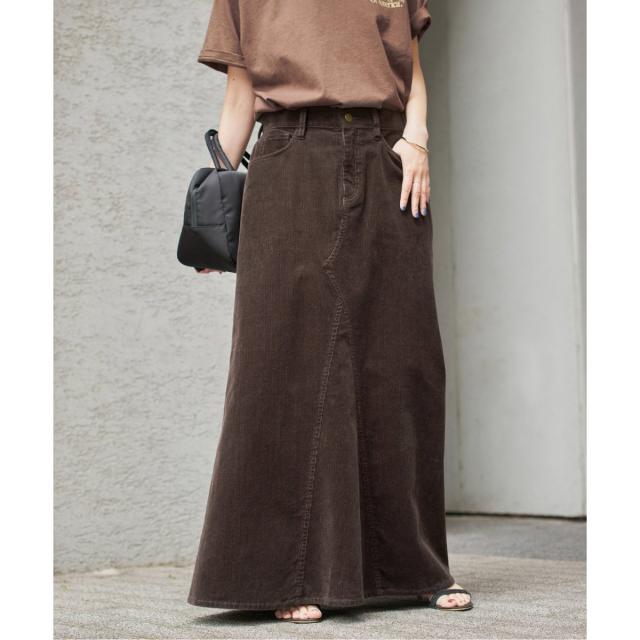 スピック＆スパン（Spick and Span）/ストレッチコーデュロイスカート