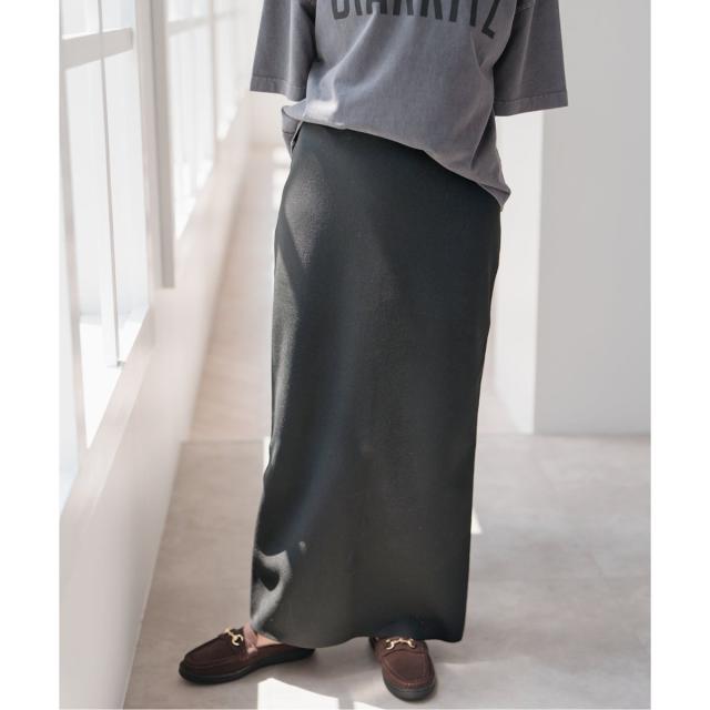 スピック＆スパン（Spick and Span）/《WEB限定》ウォッシャブルニットタイトスカート