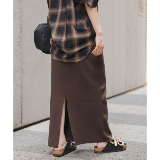 スピック＆スパン（Spick and Span）/《WEB限定》ウォッシャブルニットタイトスカート