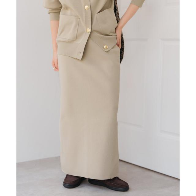 スピック＆スパン（Spick and Span）/《WEB限定》ウォッシャブルニットタイトスカート