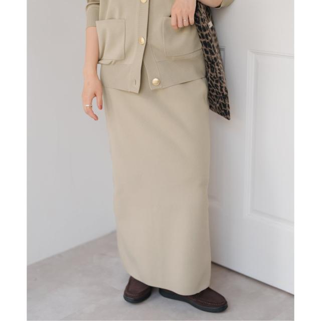 スピック＆スパン（Spick and Span）/《WEB限定》ウォッシャブルニットタイトスカート