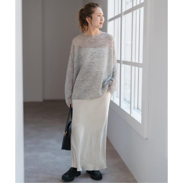 スピック＆スパン（Spick and Span）/《追加》サテンフレアスカート