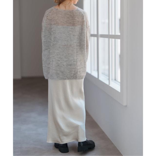 スピック＆スパン（Spick and Span）/《追加》サテンフレアスカート