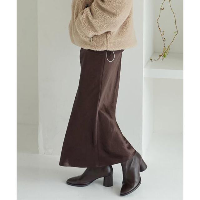 スピック＆スパン（Spick and Span）/《追加》サテンフレアスカート