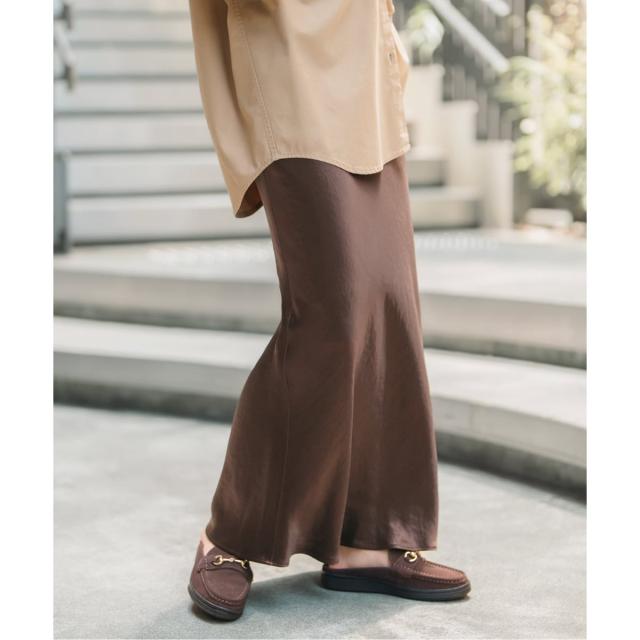 スピック＆スパン（Spick and Span）/《追加》サテンフレアスカート