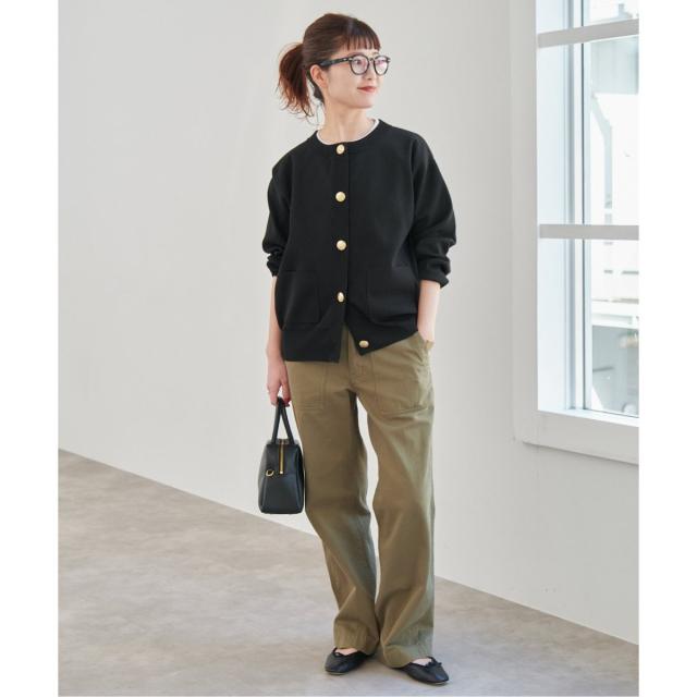 スピック＆スパン（Spick and Span）/《WEB限定 / 追加》ウォッシャブルクルーネックカーディガン