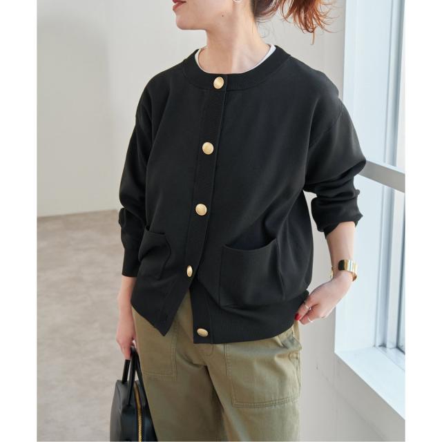 スピック＆スパン（Spick and Span）/《WEB限定 / 追加》ウォッシャブルクルーネックカーディガン