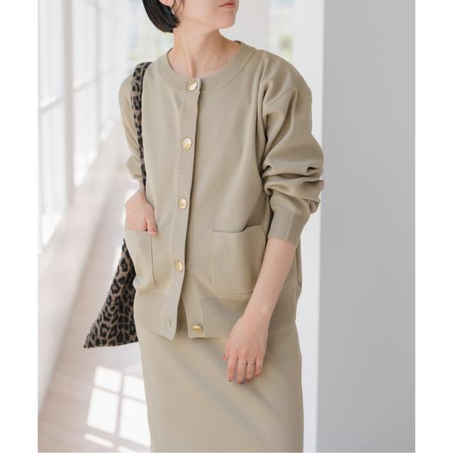 スピック＆スパン（Spick and Span）/《WEB限定 / 追加》ウォッシャブルクルーネックカーディガン