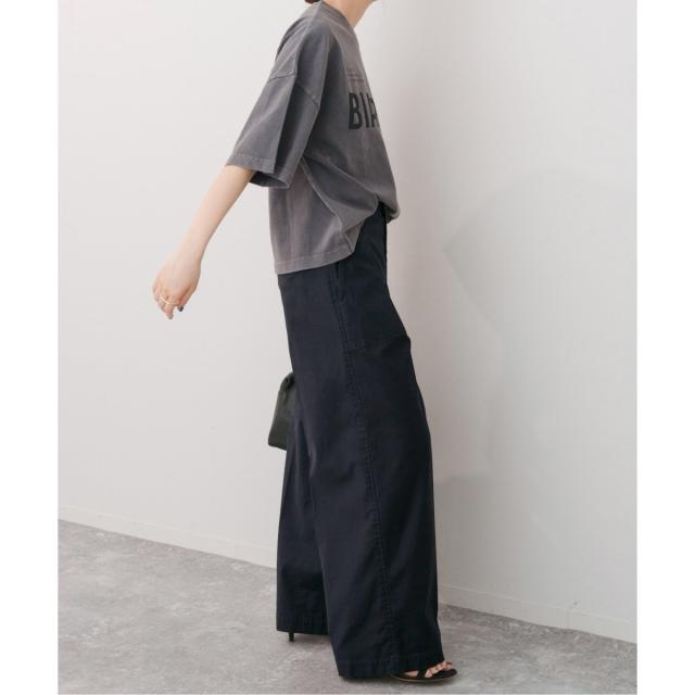 Spick and Span バックサテンカーゴワイドパンツ サイズ34 バックサテンカーゴワイドパンツ（カーゴパンツ）｜Spick and
