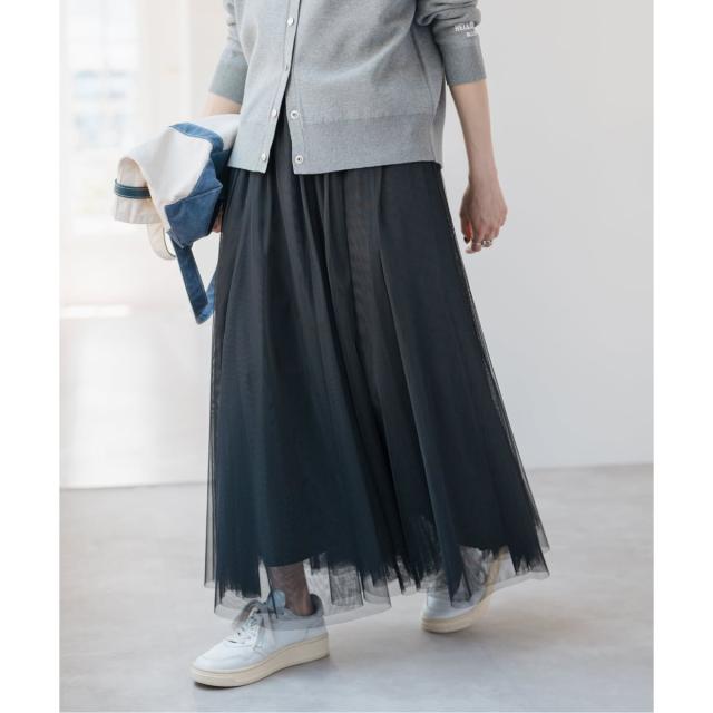 スピックアンドスパン チュール スカート 36 24年