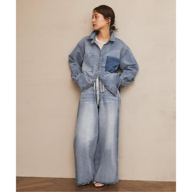 未使用Spick and Span 5 1/2 SOFT DENIM SHIRT WEB限定追加》5 1/2 SOFT DENIM SHIRT（シャツ／ブラウス