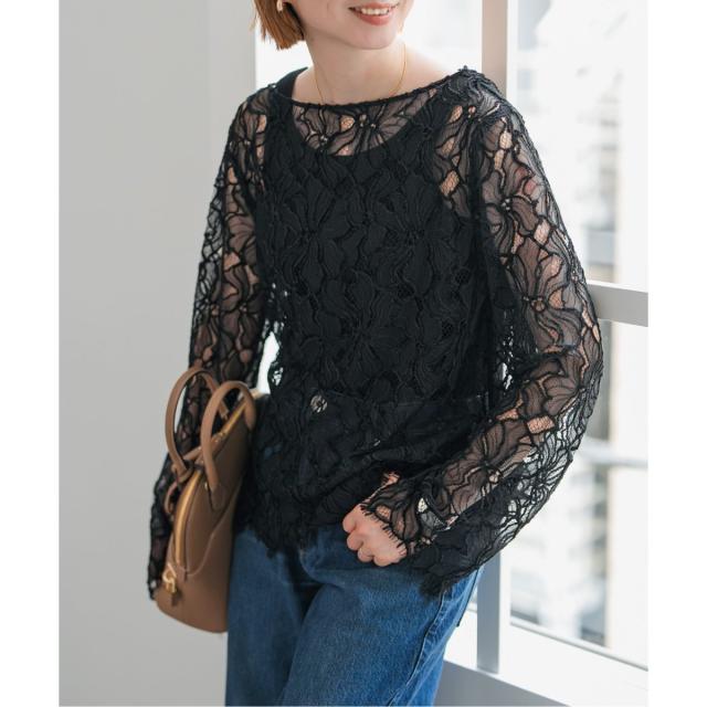 スピック＆スパン（Spick and Span）/モールレースブラウス