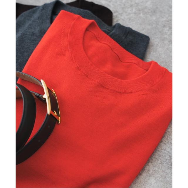 スピック＆スパン（Spick and Span）/《手洗い可 / 追加》18G クルーネックプルオーバー