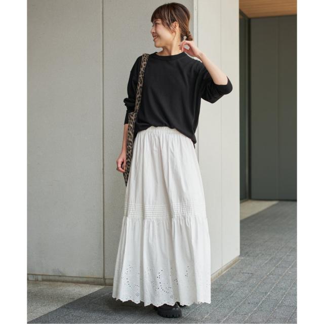 スピック＆スパン（Spick and Span）/《手洗い可 / 追加》18G クルーネックプルオーバー