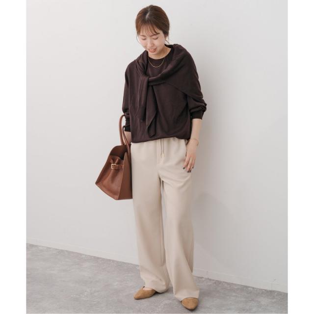 スピック＆スパン（Spick and Span）/《手洗い可 / 追加》18G クルーネックプルオーバー