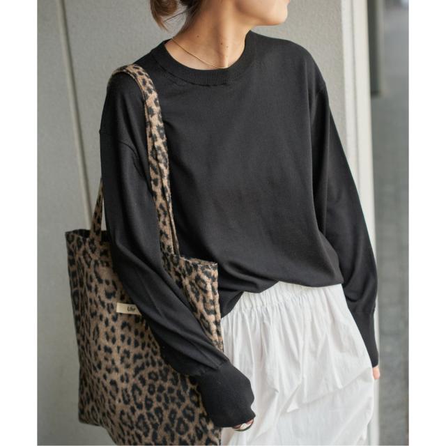 スピック＆スパン（Spick and Span）/《手洗い可 / 追加》18G クルーネックプルオーバー