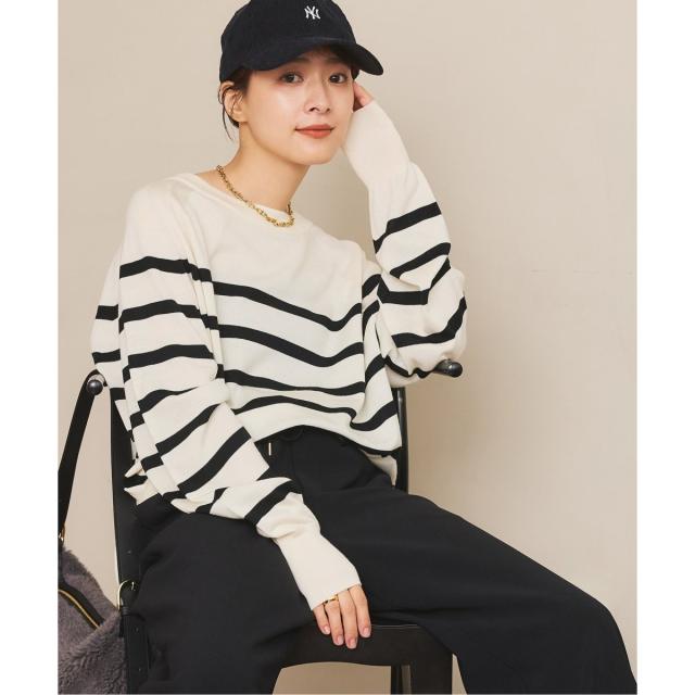 スピックアンドスパン☆ウォッシャブルフレアスリーブプルオーバー