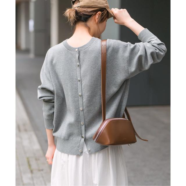 スピック＆スパン Spick and Span 2wayスナップボタンロゴニット Spick & Span｜《WEB限定》2WAYスナップボタンロゴニット | Rakuten