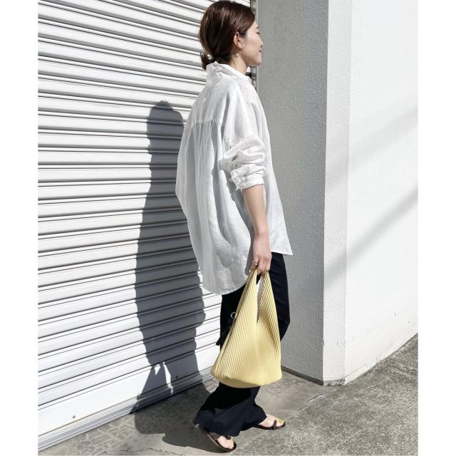 スピック＆スパン（Spick and Span）/《追加3》80リネンカシュクールビッグシャツ