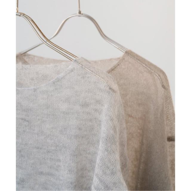 スピック＆スパン（Spick and Span）/《追加》ルーズモヘヤミックスボートネックニット