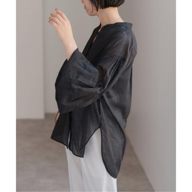 新品スピックアンドスパン バルーンスリーブ ロゴスウェットプル