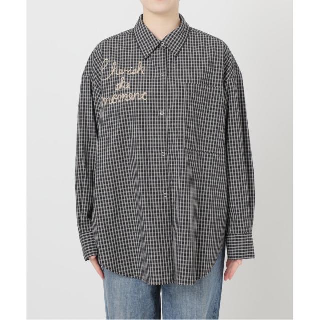 スピック＆スパン（Spick and Span）/刺繍オーバーシャツの通販はau