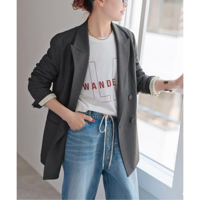 スピック＆スパン（Spick and Span）/ウールブレンドダブルブレスト